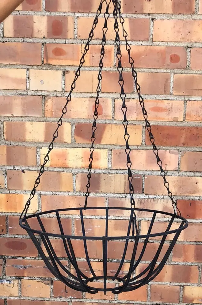 Iron Planter Basket Each 1