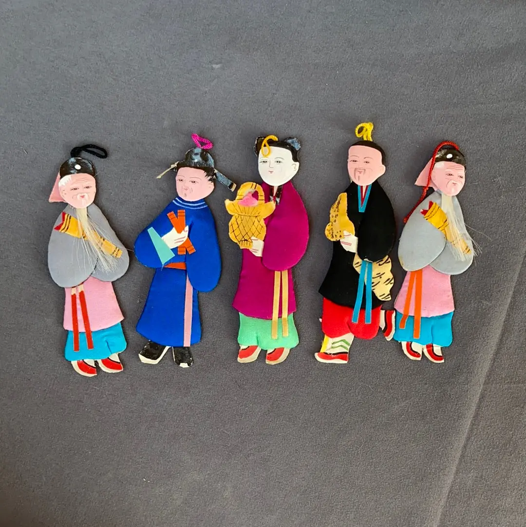 Fabric Chinese Figures Set In Box 1