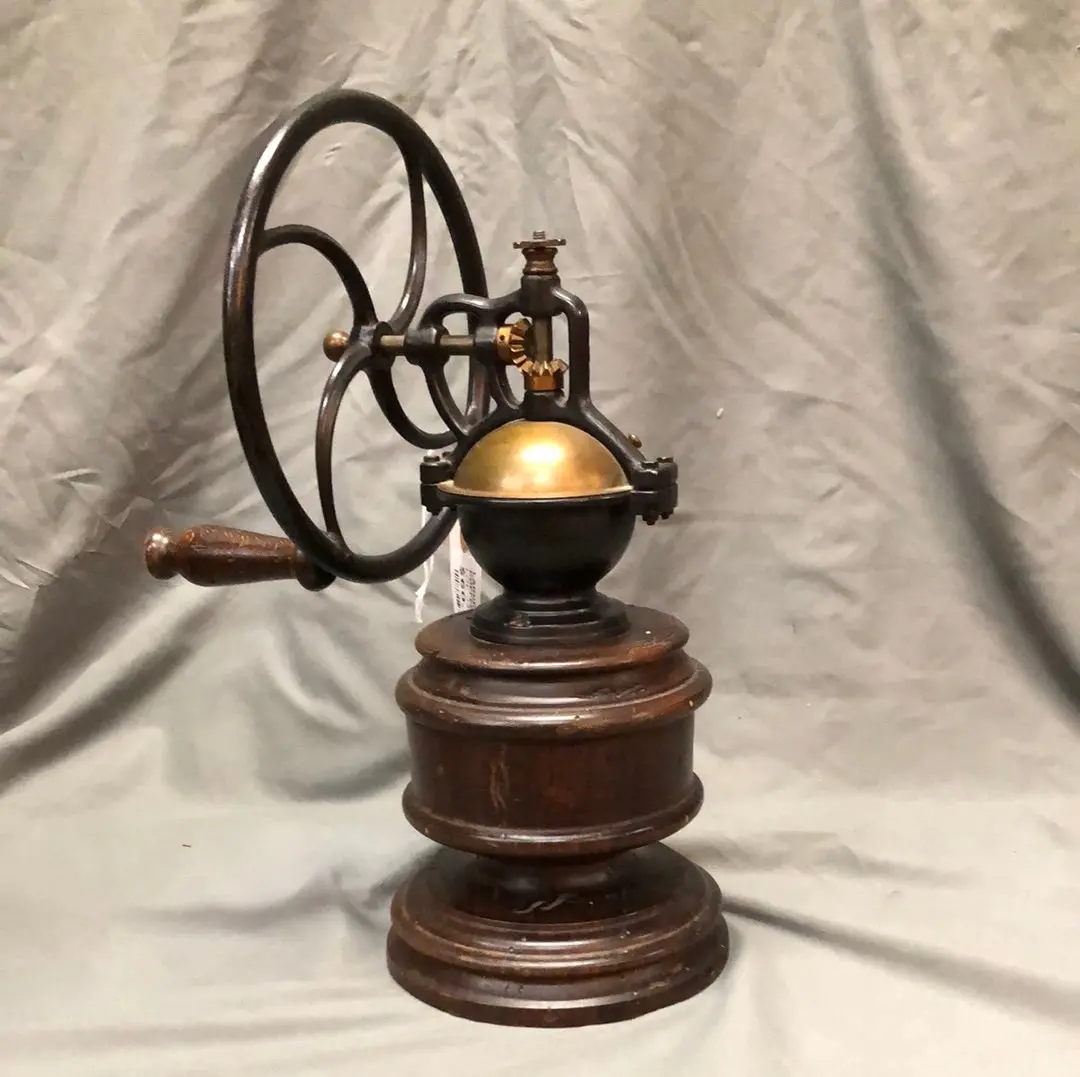 Large Wheel Handled Coffee Grinder 1