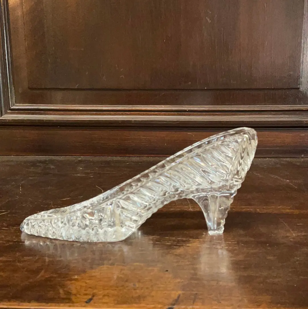 Lead Crystal Shoe 1