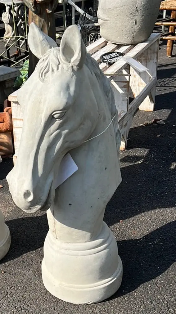 Concrete Horse Head 1