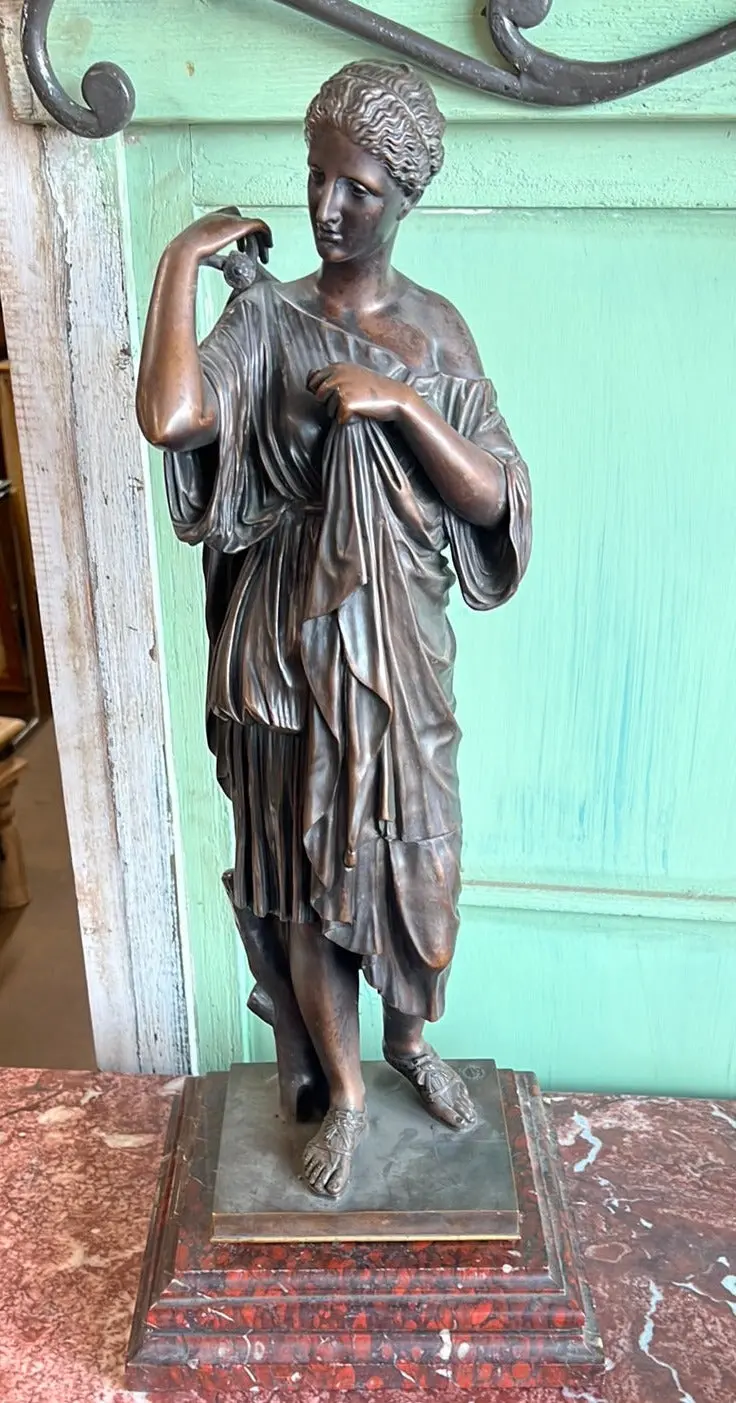 Bronze Greek Goddess Statue 1