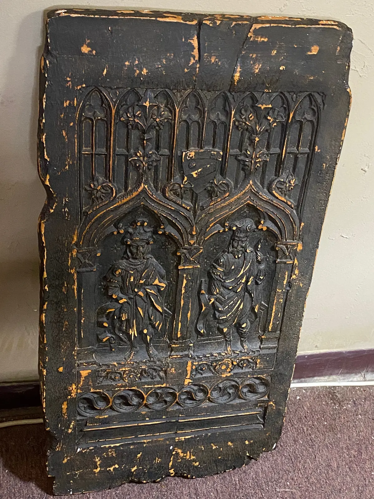Gothic Carved Panel Reproduction - Fiberglass 1