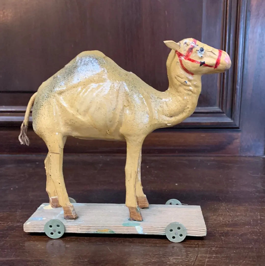 Marked German Paper Mache Camel 1