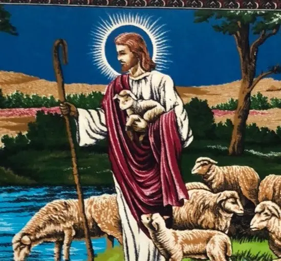 Framed Velvet Jesus 1