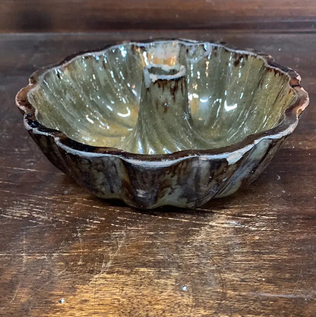 Glazed Pottery Bundt Pan 1