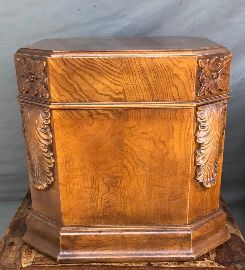 Small Walnut Octagon Stand 1