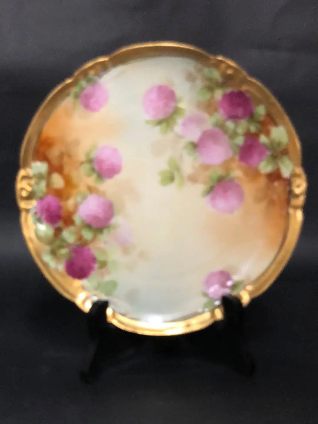 Pickard Floral Pink Plate 1