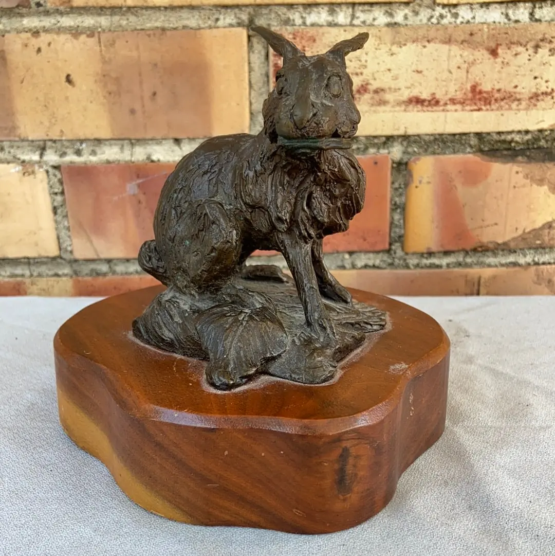 Bronze Rabbit Statue 1