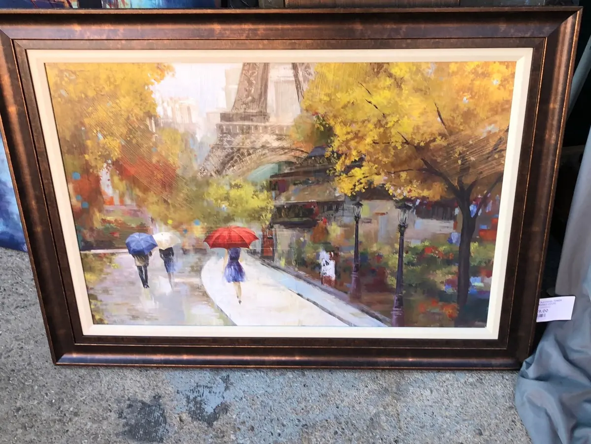 Not Old Eiffel Tower Framed Giclee 1