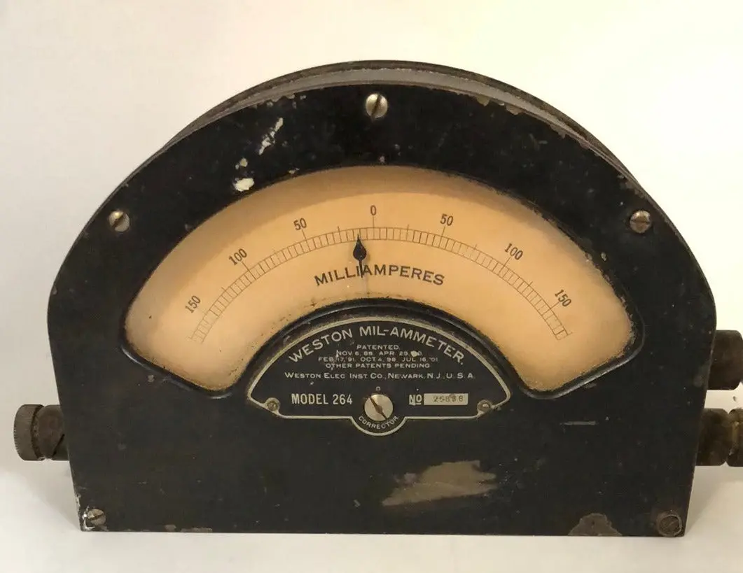 Weston Arched Milammeter 1