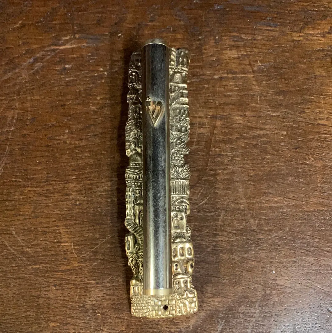 Mezuzalt Scroll In Case 1