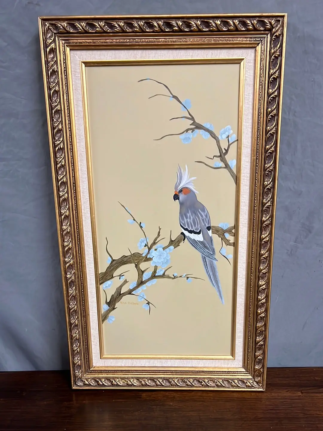 Una May Nichols Original Cockatoo Painting 1