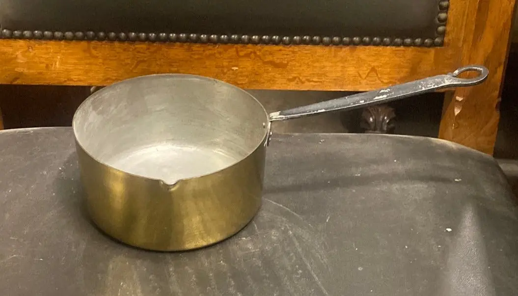 Iron And Brass Sauce Pan 1
