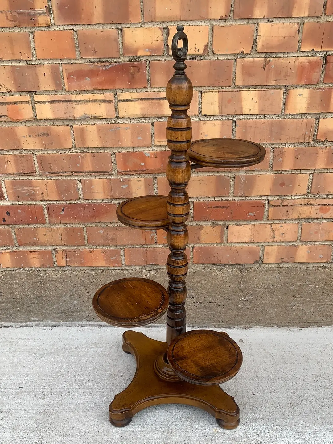 Wooden 4 Tiered Plant Stand 1