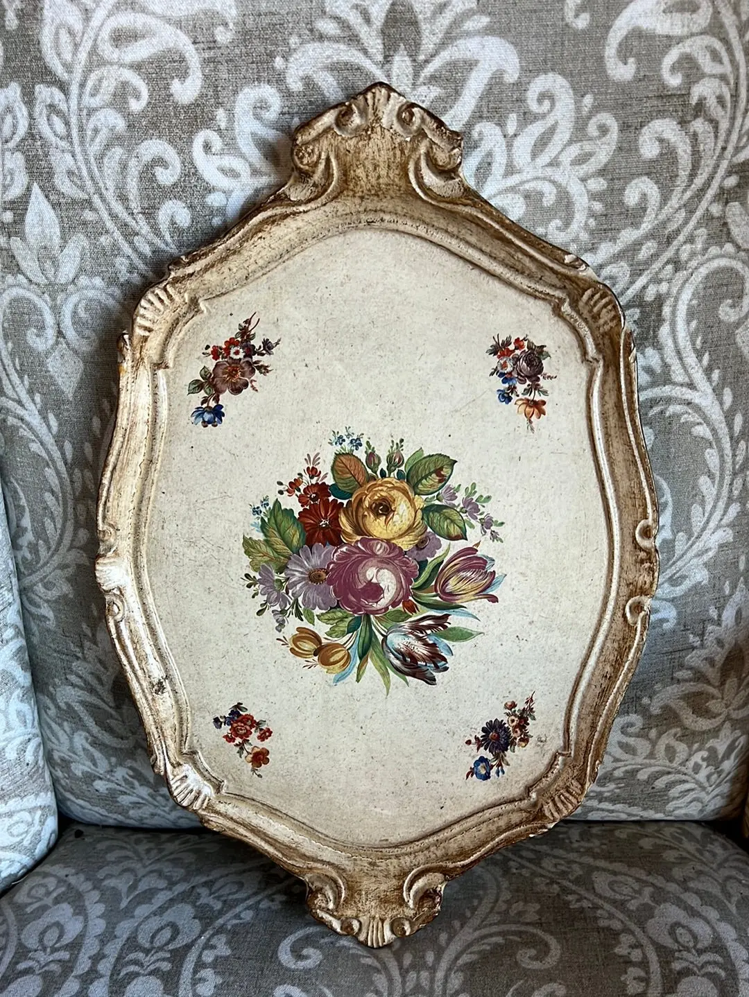 Medium Rectangular Florentine Tray 1