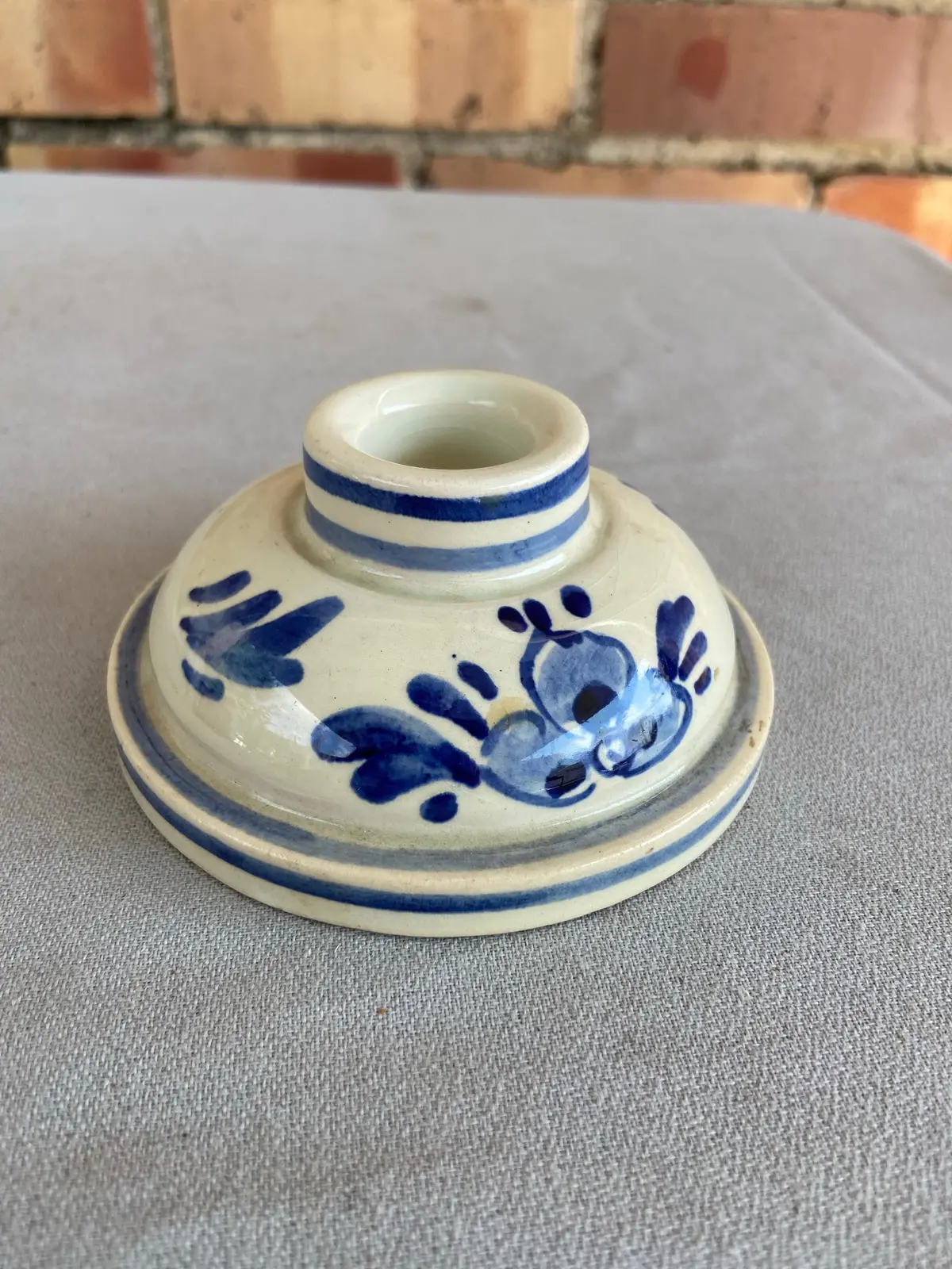 Delft Single Round Candlestick 1