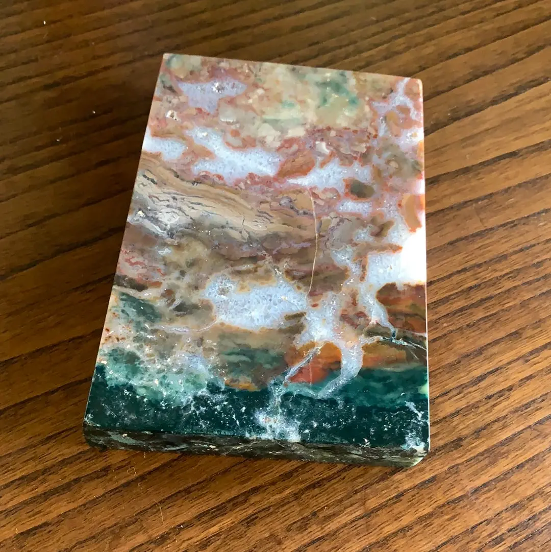 Colorful Marble Paperweight 1