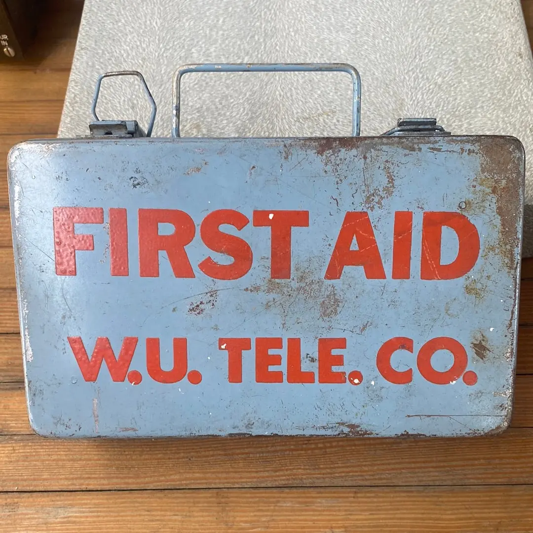 Vintage Western Union First Aid Kit 1