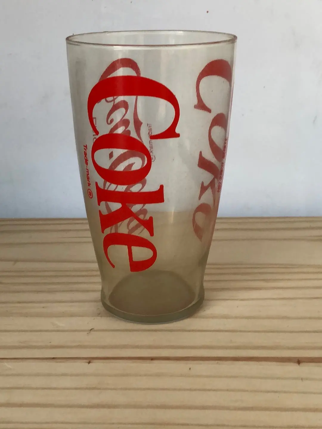 Large Shaped Coke Glass 1