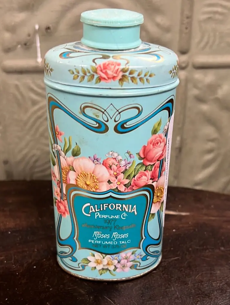 Avon California Perfume 1977 Roses Roses Anniversary Keepsake 1