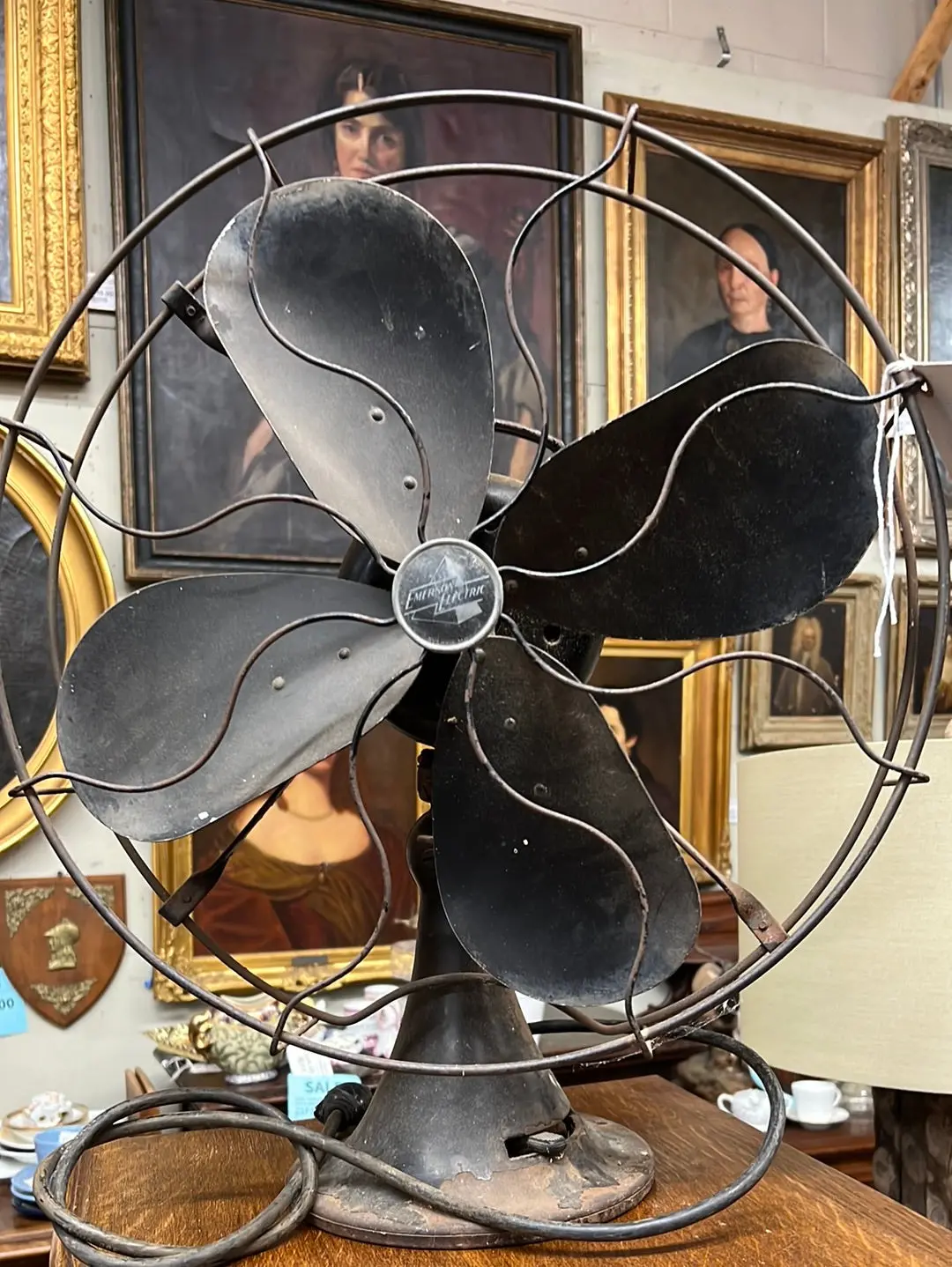 Large Iron Emerson Fan As Found 1