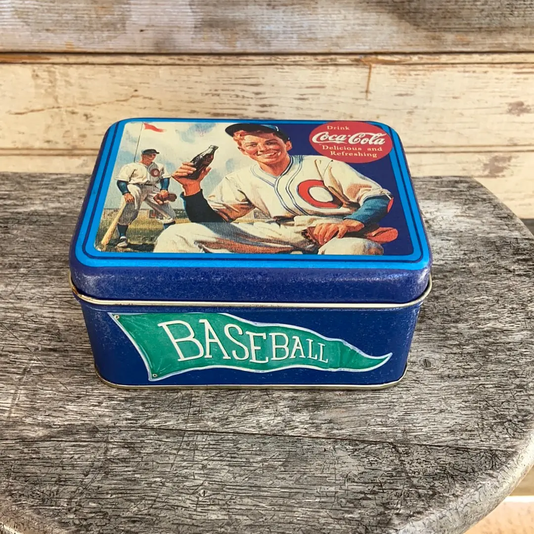 Coke Baseball Tin 1
