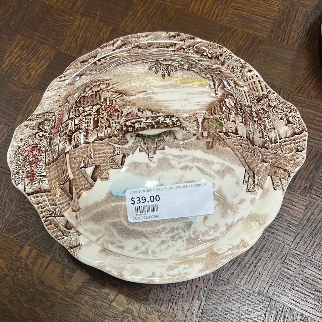 Johnson Brothers China Covered Casserole 1