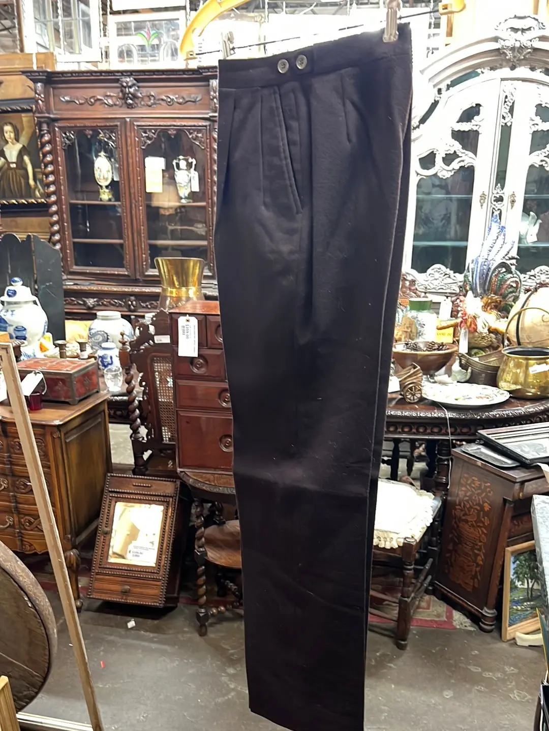 Dark Brown Wool Slacks 1