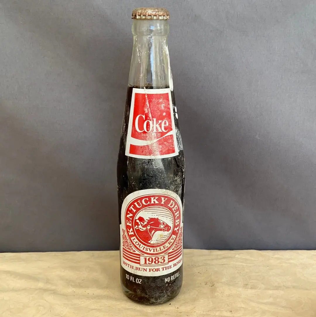Kentucky Derby 1983 Coke Bottle - As Is 1