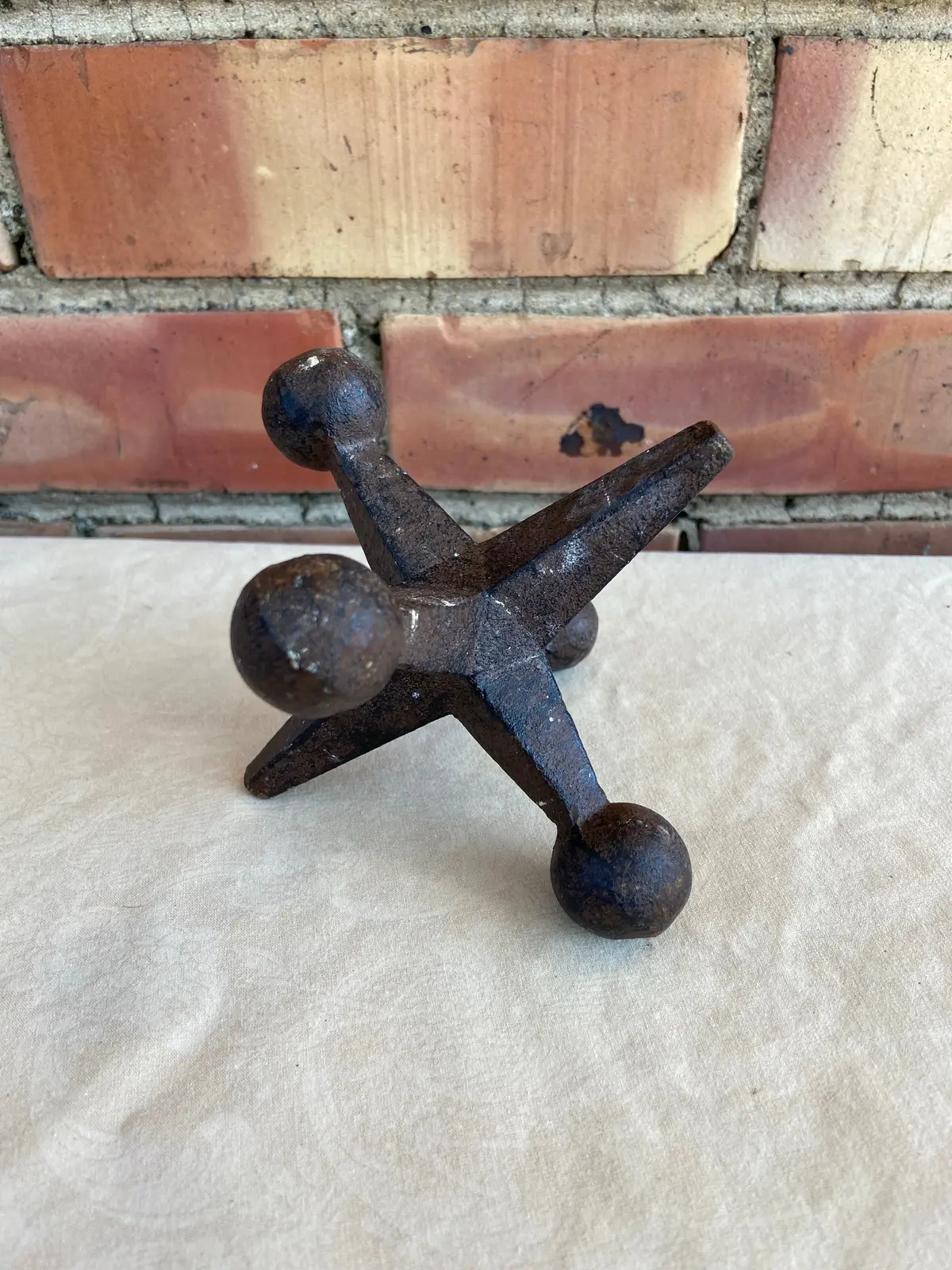 Small Iron Toy Jack Sculpture 1