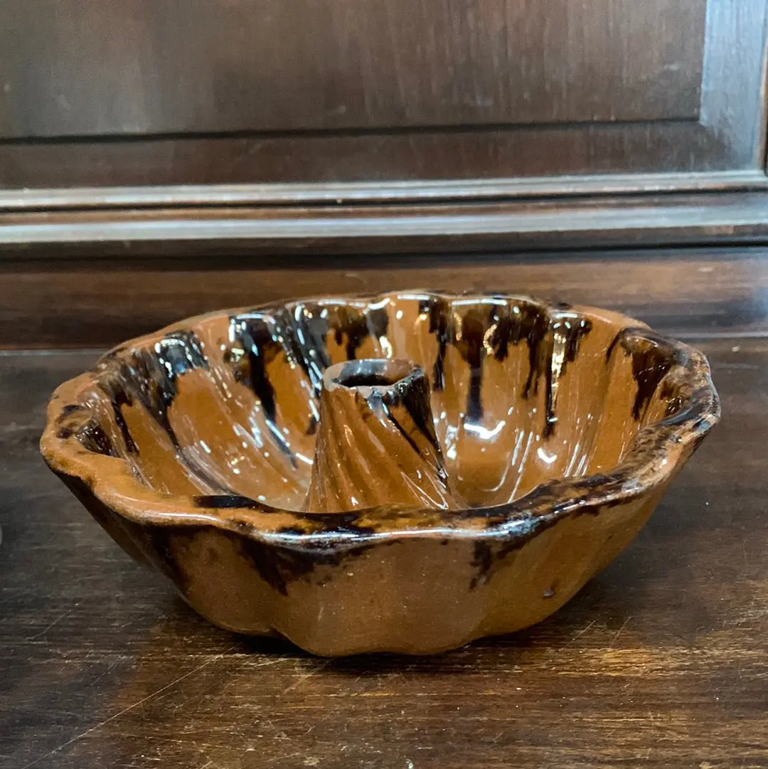 Glazed Pottery Bundt Pan 1
