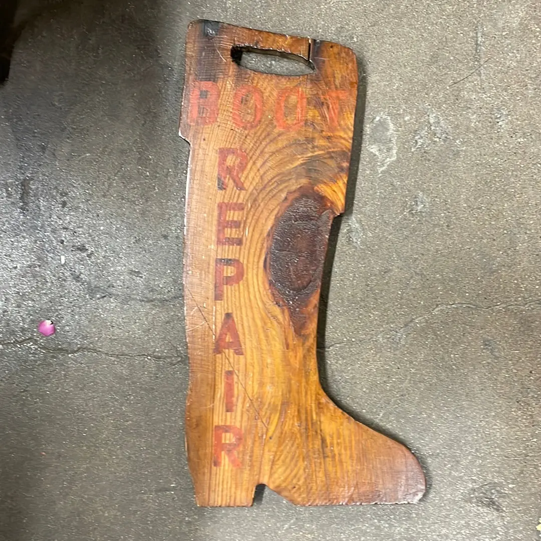 Boot Repair Sign 1