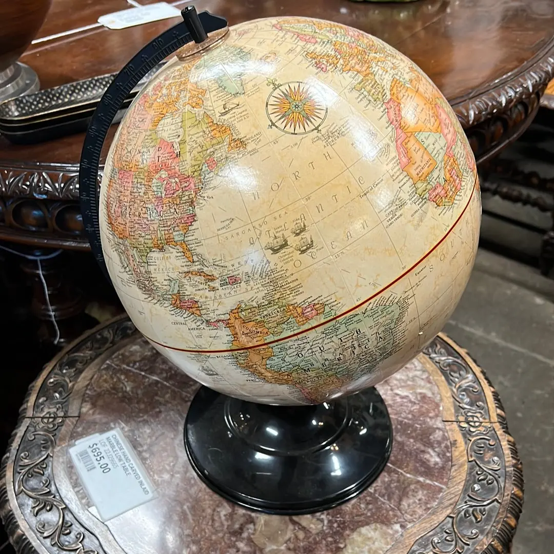 Replogle 12" Table Top Globe With Black Stand 1