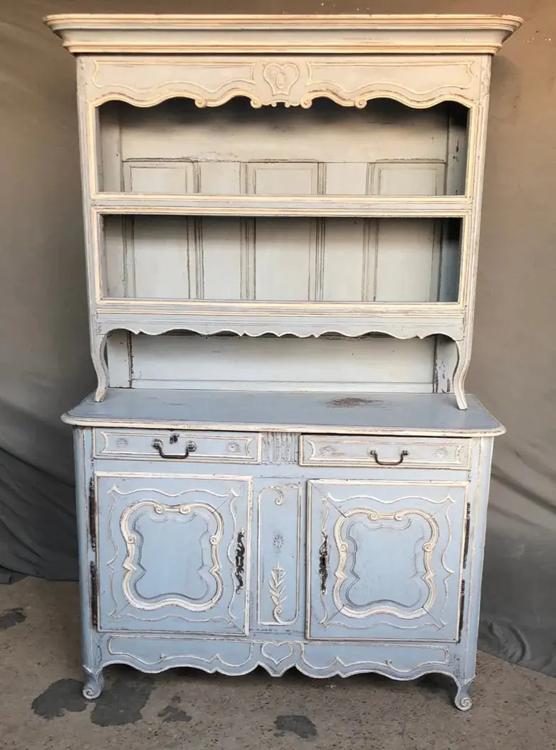 18Th Century Painted French Louis Xv Vaisselier 1