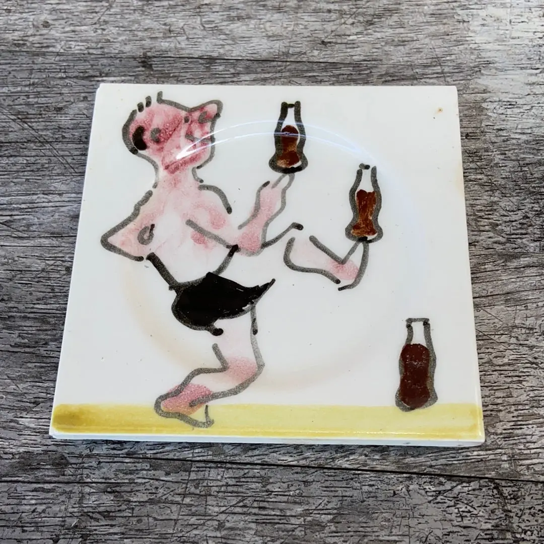 Coca Cola Ceramic Art Coaster 1