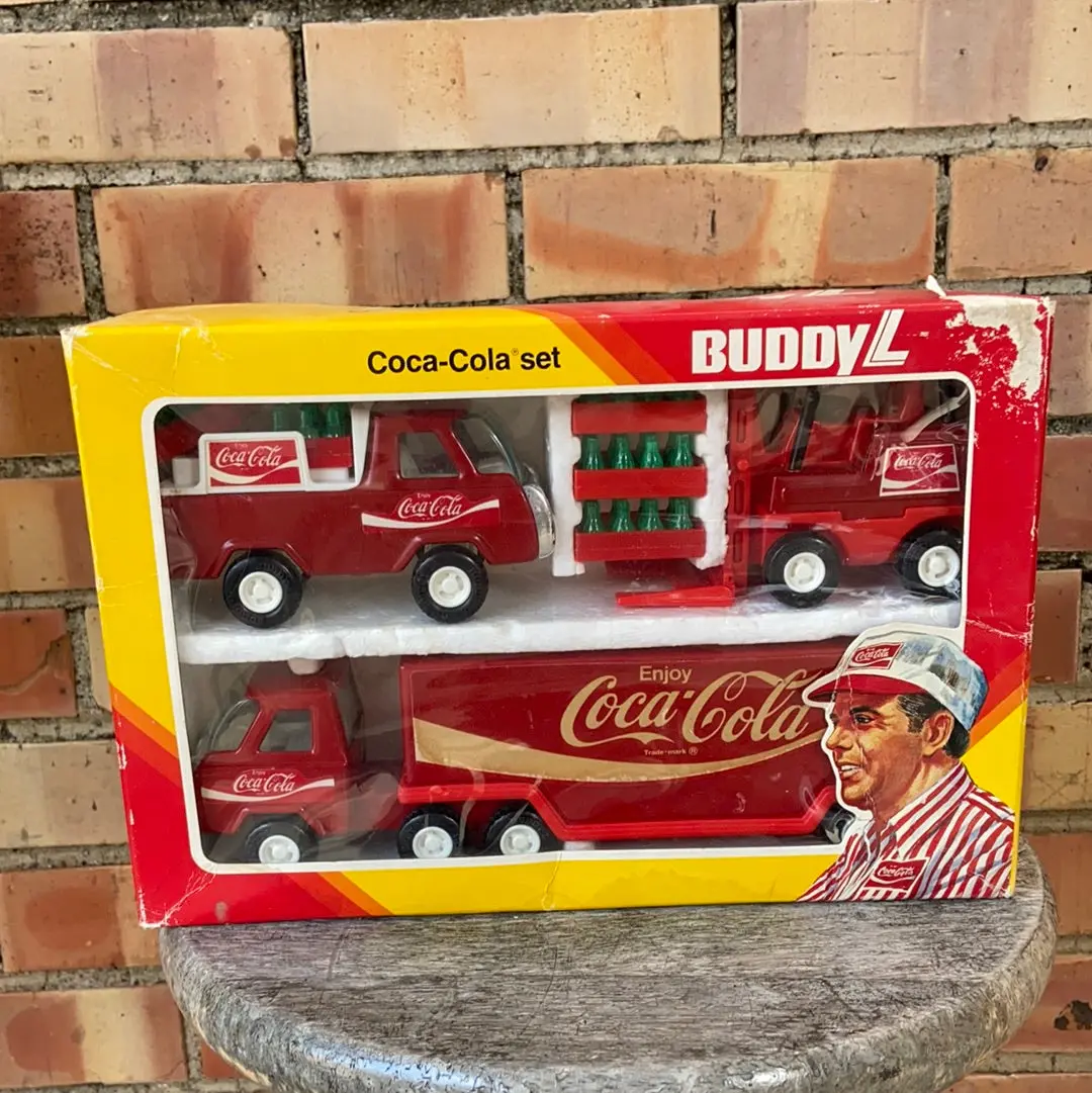 Buddy L Coca Cola Truck Set 1