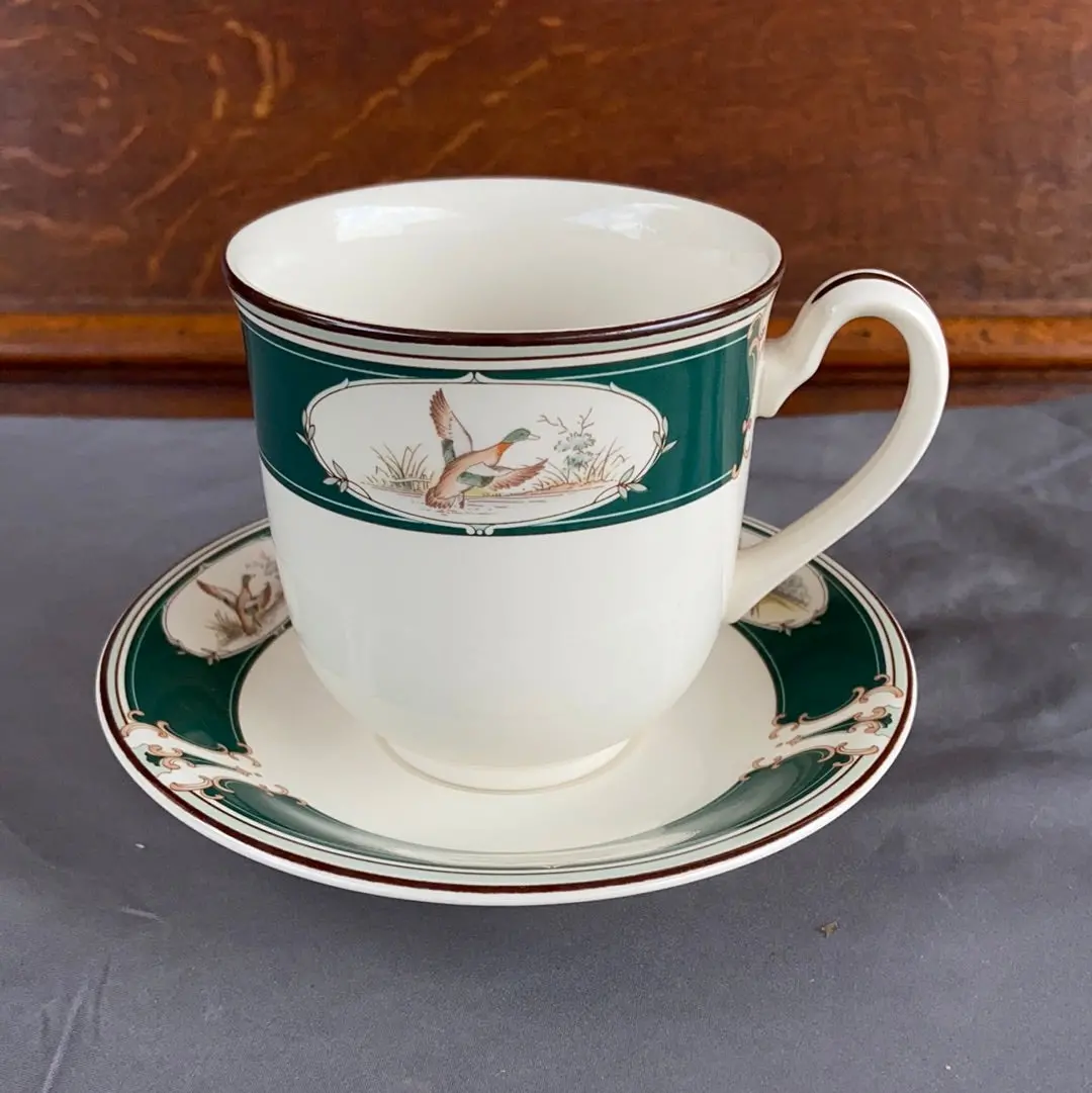 Large Noritake Cup And Saucer 1