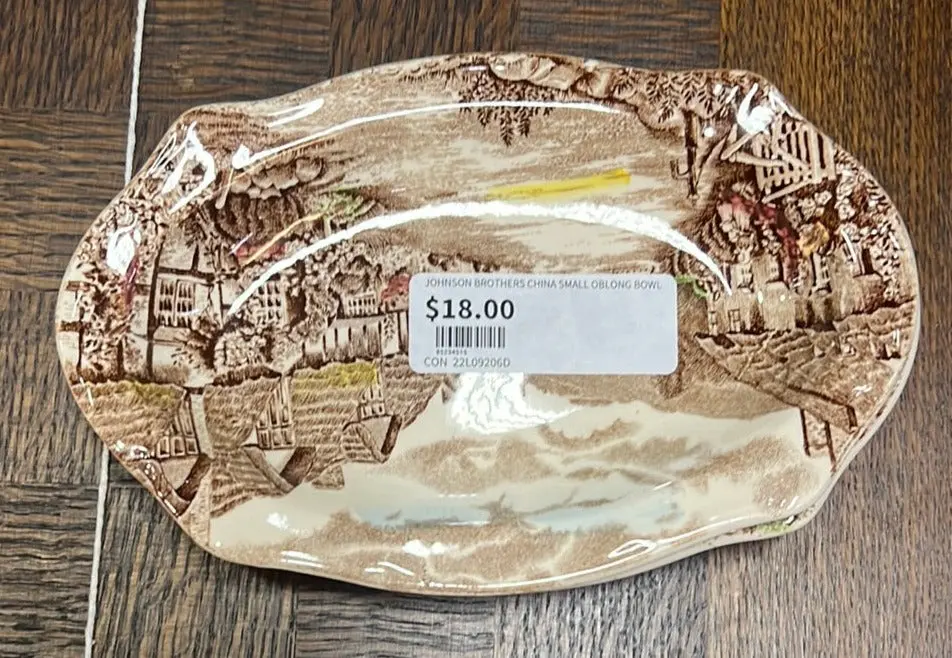 Johnson Brothers China Small Oblong Bowl Each 1