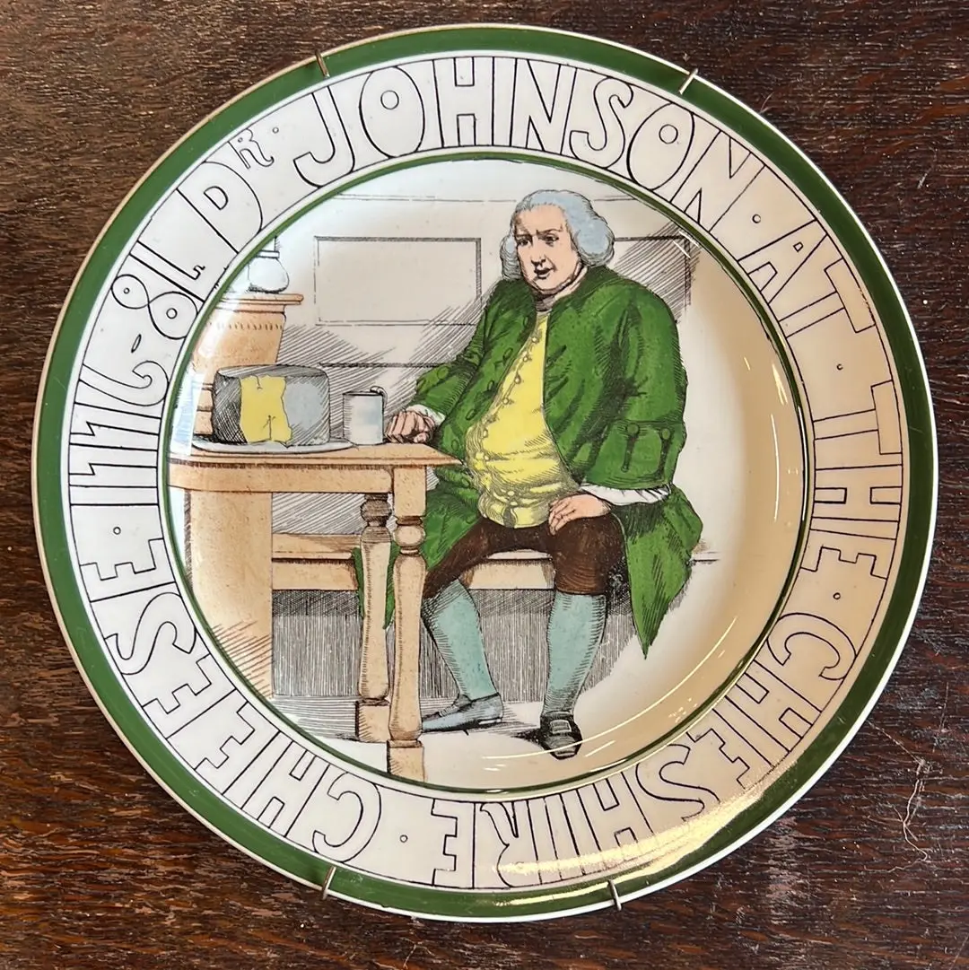 Royal Doulton Porcelain Plate "Dr. Johnson" (Rare) 1