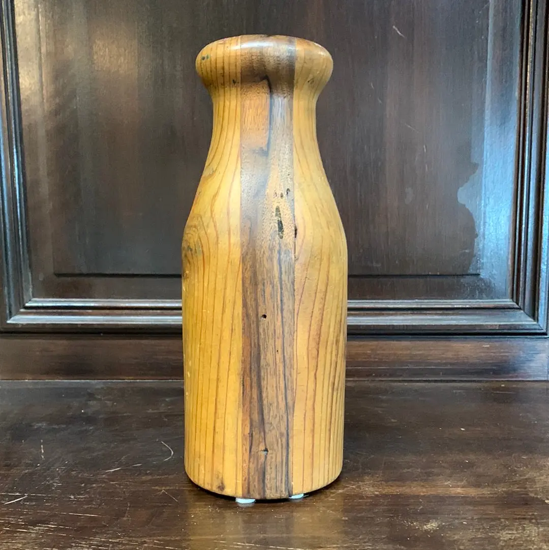 Wood Milk Bottle Shape 1