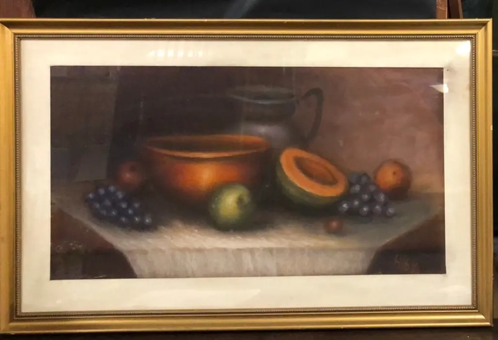 Pastel Chaulk Still Life 1