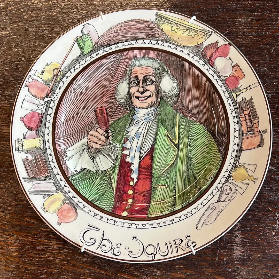 Royal Doulton Porcelain Plate "The Squire 1