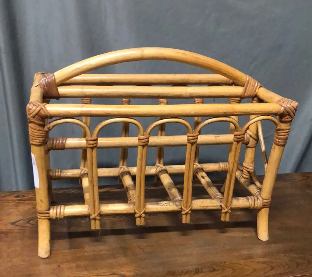 Rattan Magazine Rack 1