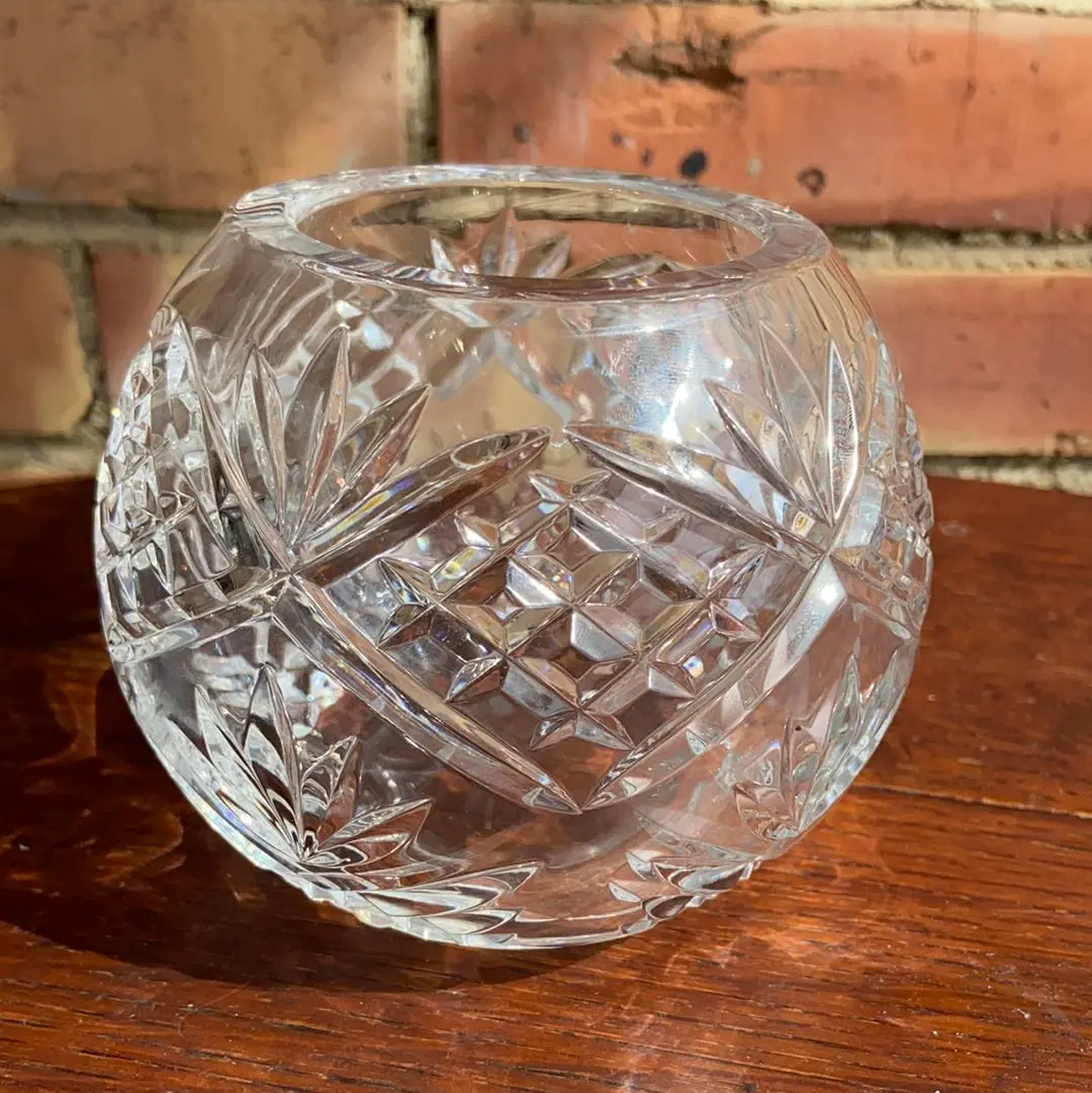 Small Crystal Rose Bowl 1