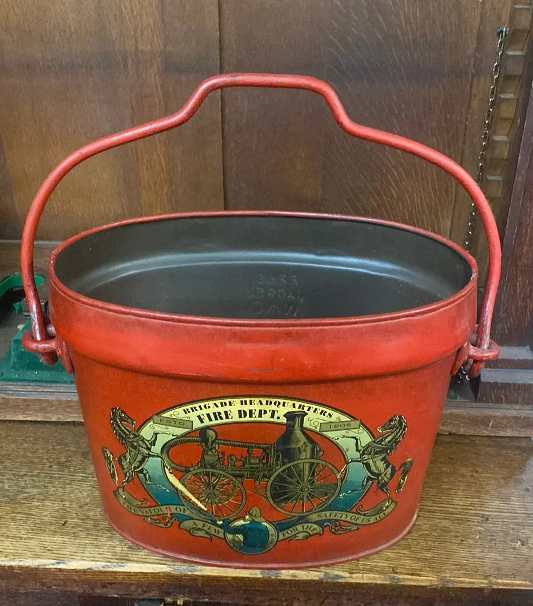 Tole Painted Bucket 1