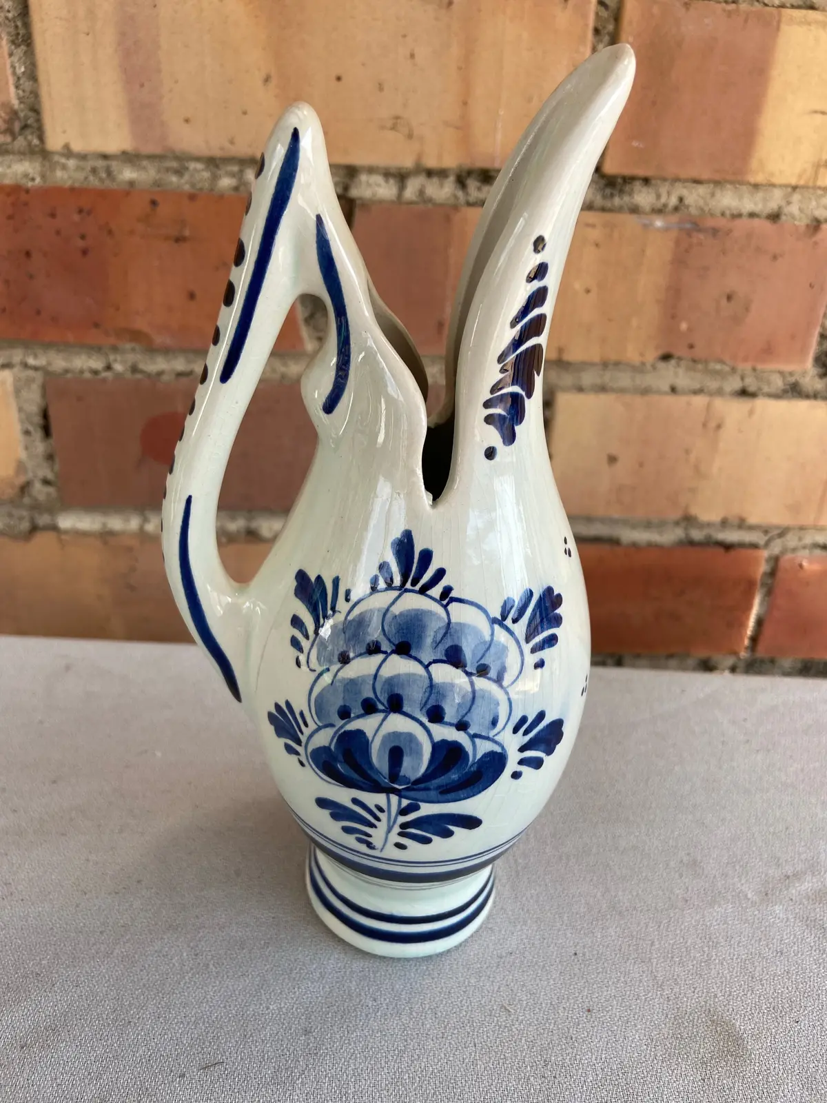 Narrow Spout Floral Dutch Pitcher 1