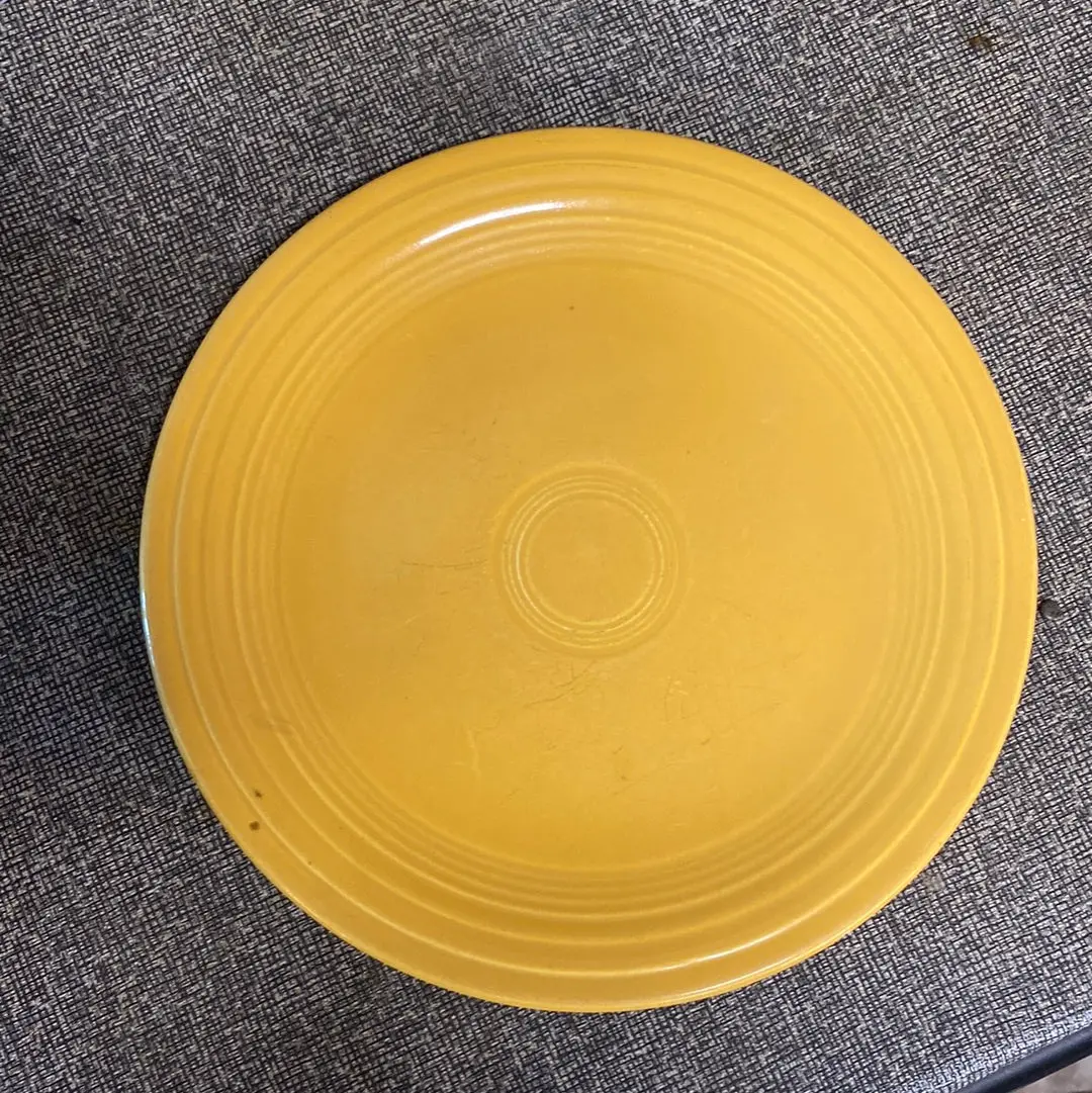 Yellow Fiesta Dinner Plate 1