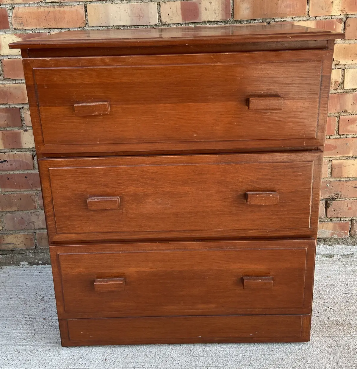 Small Vintage Pine Chest 1