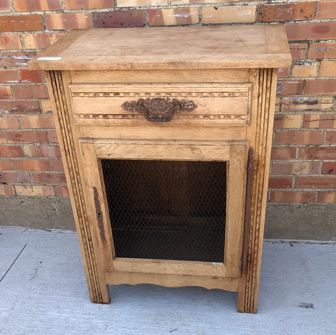 Raw Oak Jam Cabinet 1